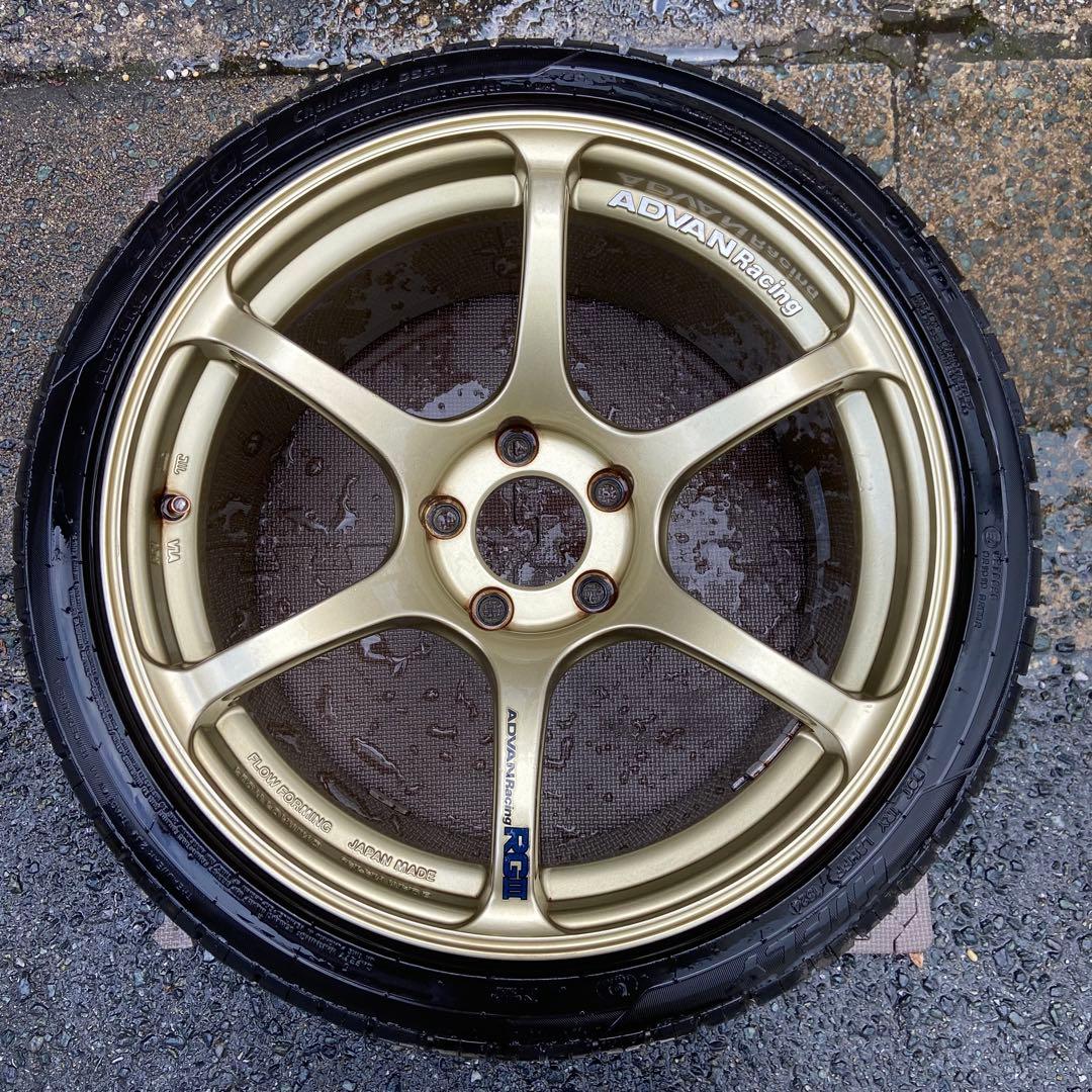 ADVAN Racing RGⅢ アドバンレーシングRG3 ゴールド 18インチ