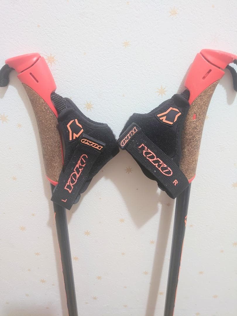 YOKO　7100　クロスカントリースキーポール135㎝　美品　100％カーボン