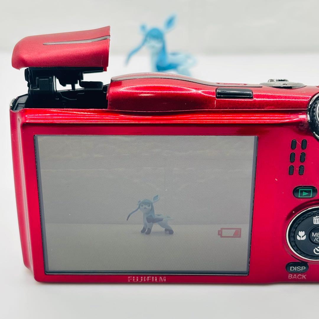 FUJIFILM FinePix F800EXR レッド オールドコンデジ