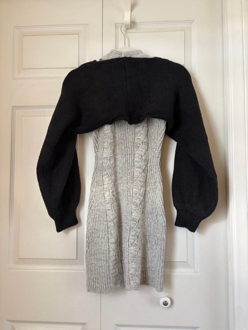 Darich ショートボレロニットミニワンピース