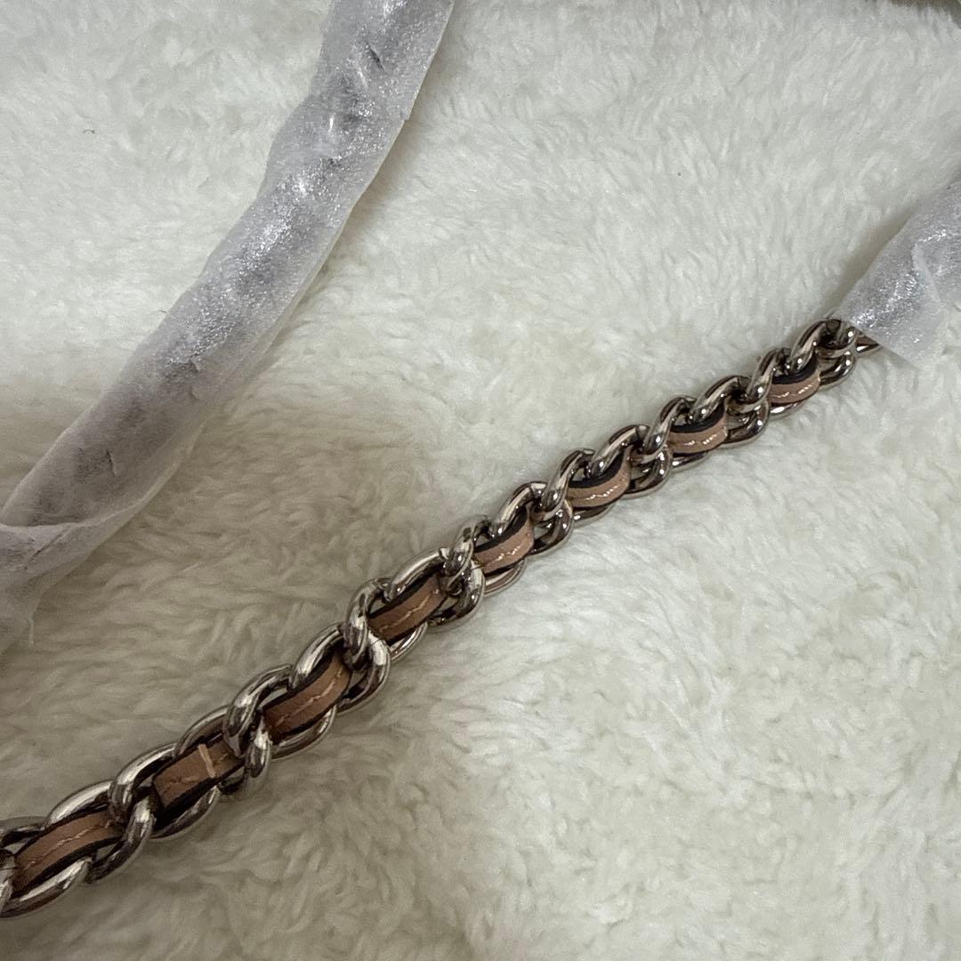 COACH キルティングショルダーバッグ ベージュ26cm