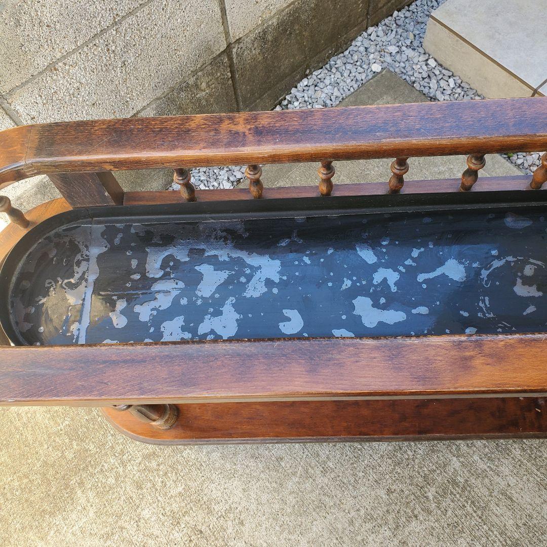 Demain ドマン イタリー 木製プランター ワゴン 木製 フラワーベース