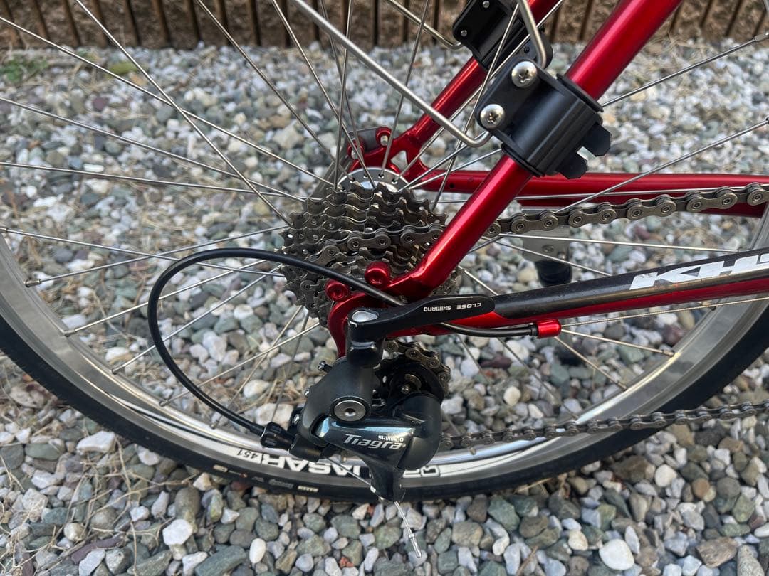 KHS F-20RC 2×10s 折りたたみ自転車 レッド