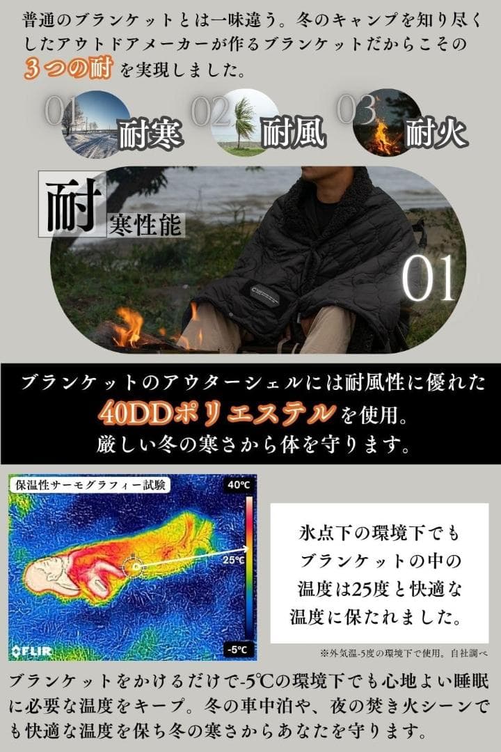 キャンプ用 電気毛布 電気ブランケット ブランケット 防寒 アウトドア