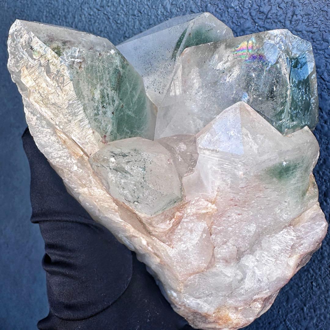 別格高級品 ❗️巨大❗️超強いパワー虹入り☆ヒマラヤ水晶 ガーデンクォーツA1487