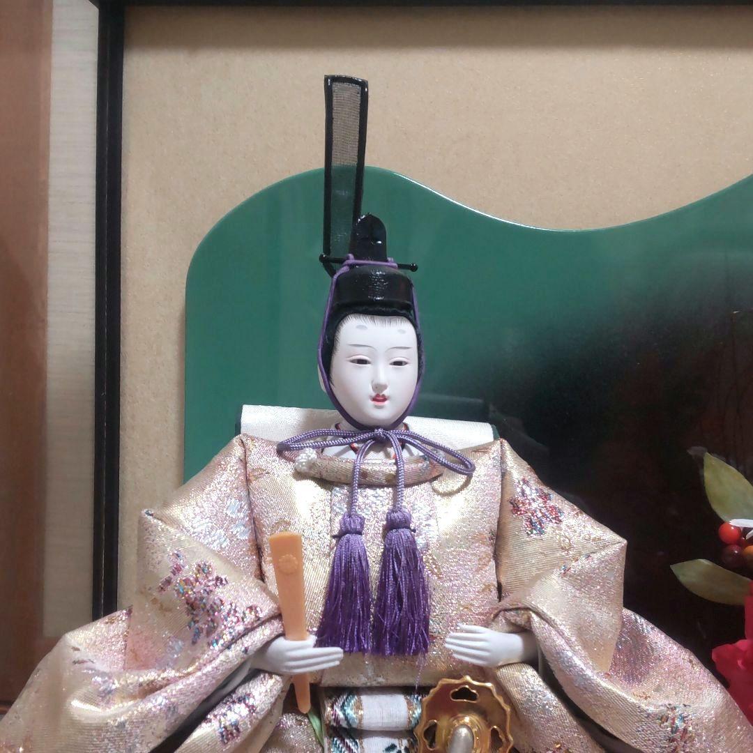 リアきなかも 雛人形 徳川作 三五二人親王 春の舞 ガぼんぼり付 伝統和装