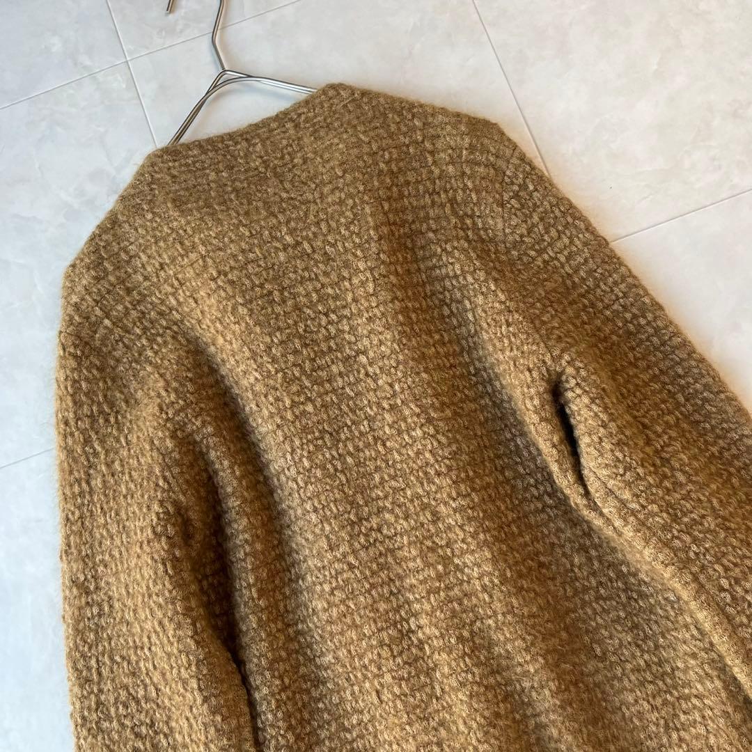 SYBILLA BLACK シビラ モヘヤニットロングコート キャメル M