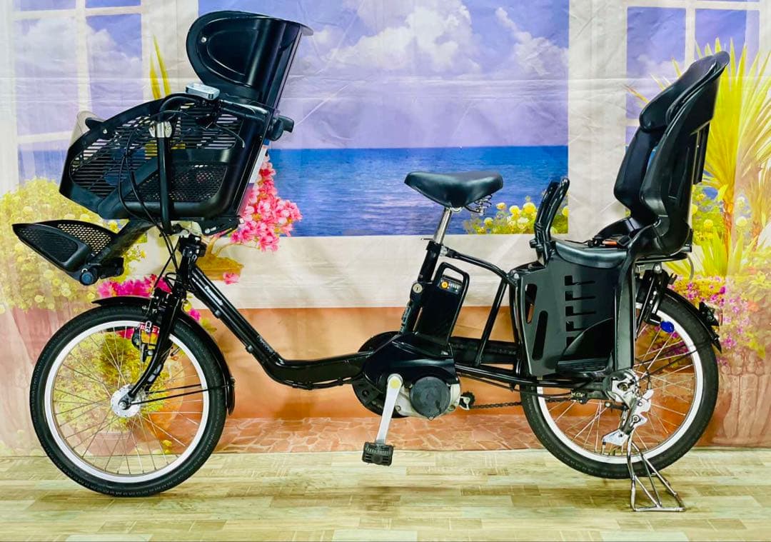 SAMA⭐️12AH！パナソニック子供乗せ電動アシスト自転Y2718