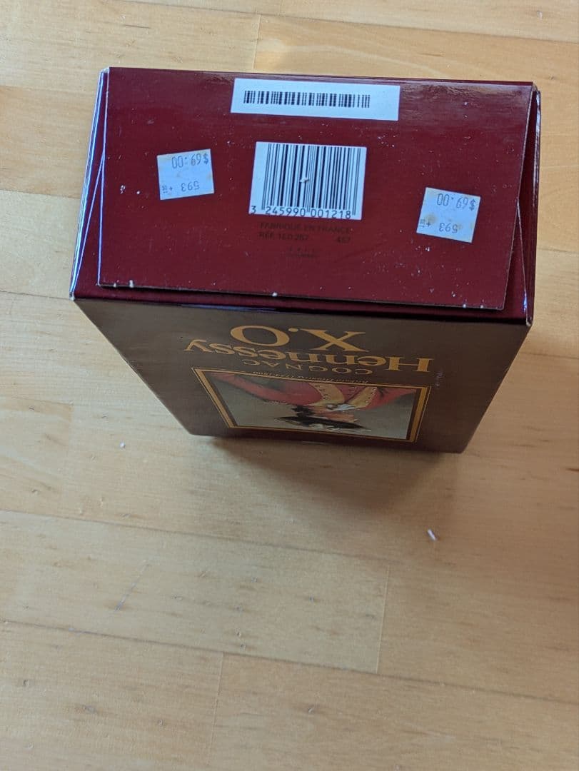 ヘネシー　コニャックX.O 金キャップ　未開封