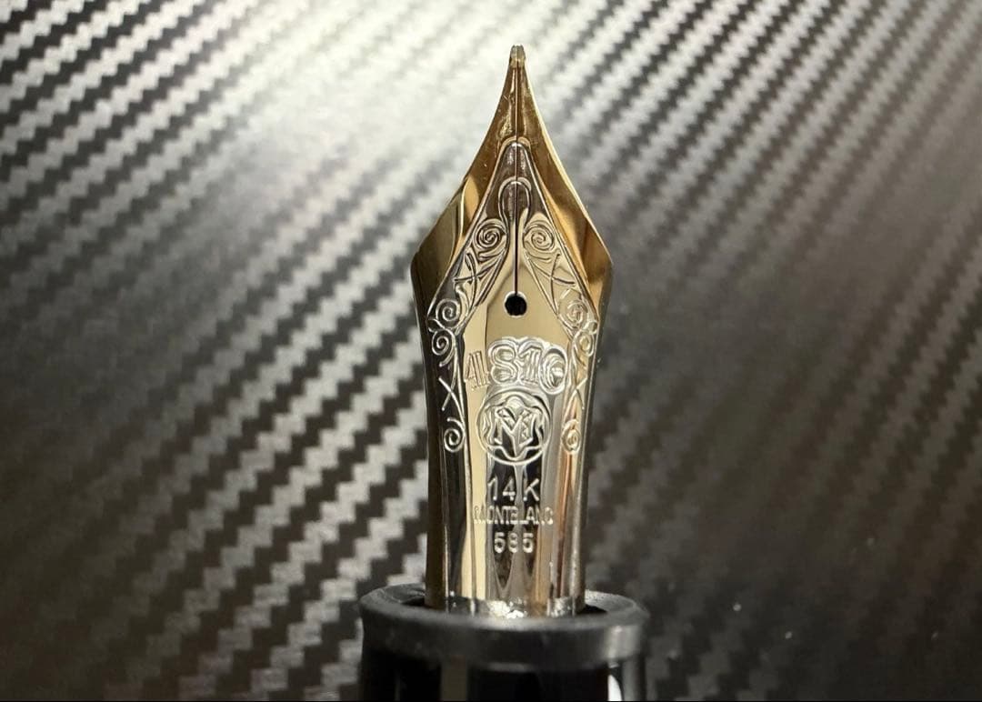 未使用に近い モンブラン 149 万年筆 14K 中白 M 中字