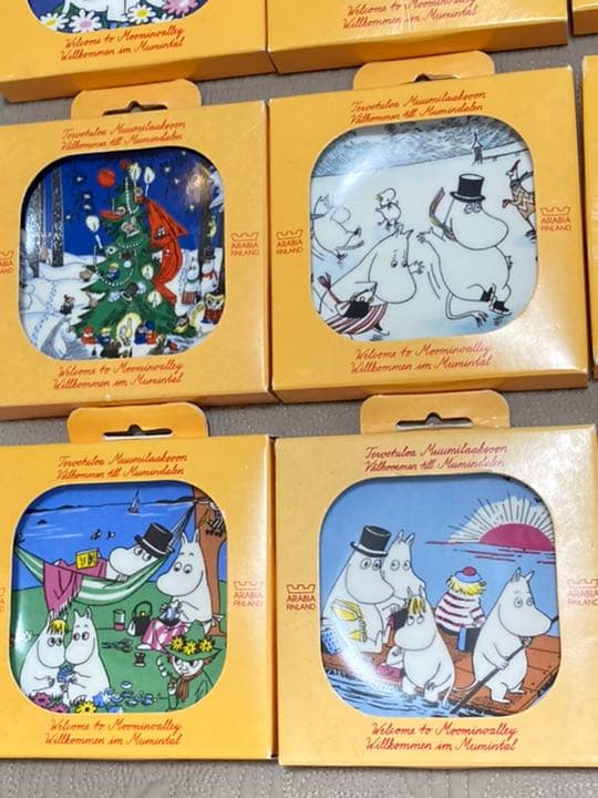 ARABIA ムーミンウォールプレート9点まとめ売り　廃盤品