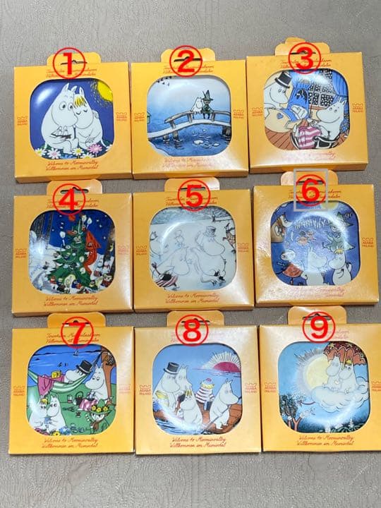 ARABIA ムーミンウォールプレート9点まとめ売り　廃盤品