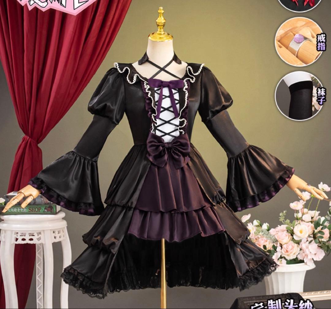 暁美ほむら　コスプレ衣装　フルセット　ウィッグ　まどマギ