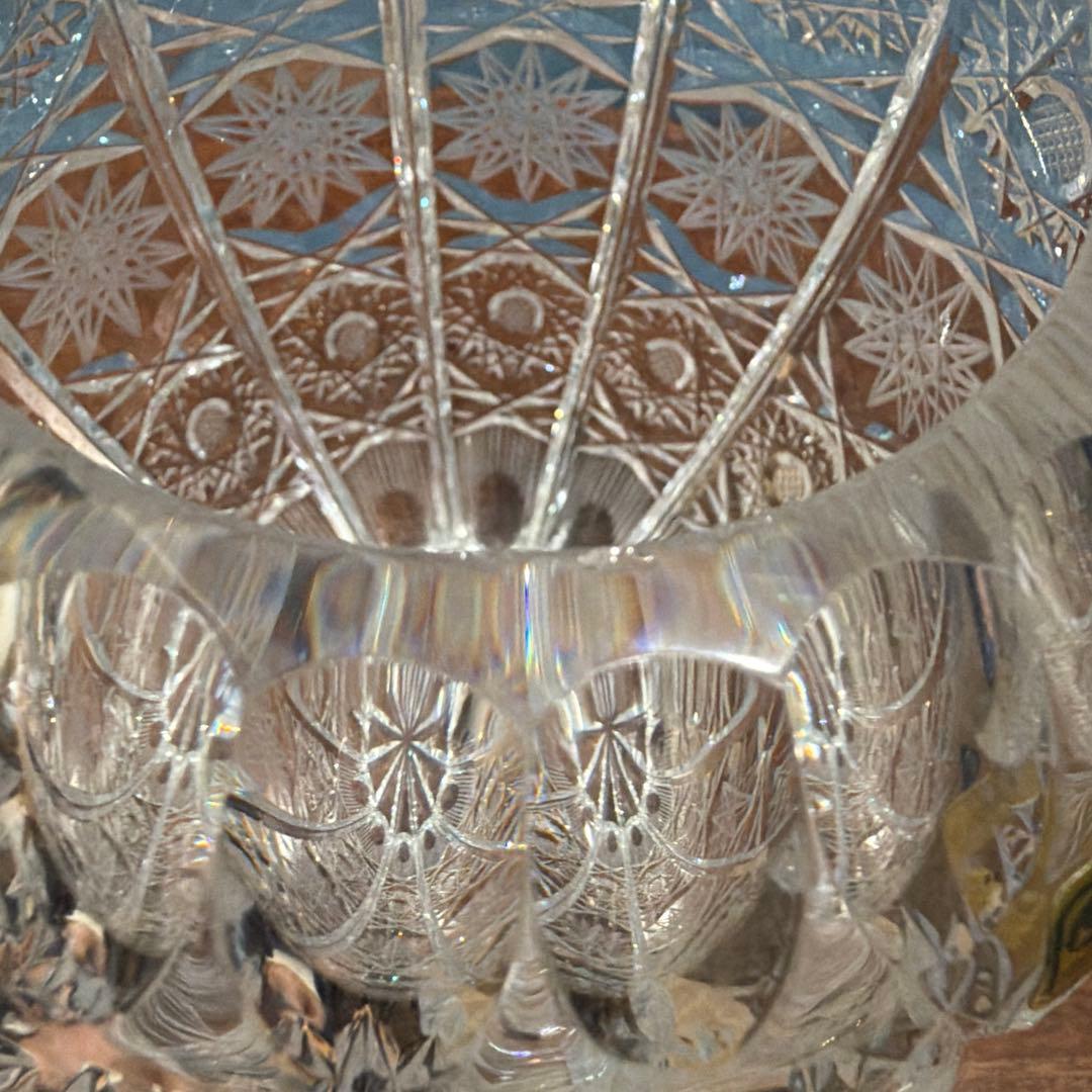 Lausitzer Crystal (ラウジッツァー・クリスタル)花瓶東ドイツ製