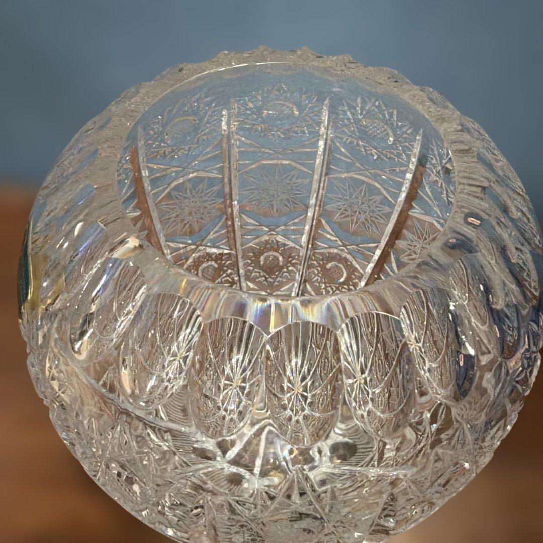 Lausitzer Crystal (ラウジッツァー・クリスタル)花瓶東ドイツ製