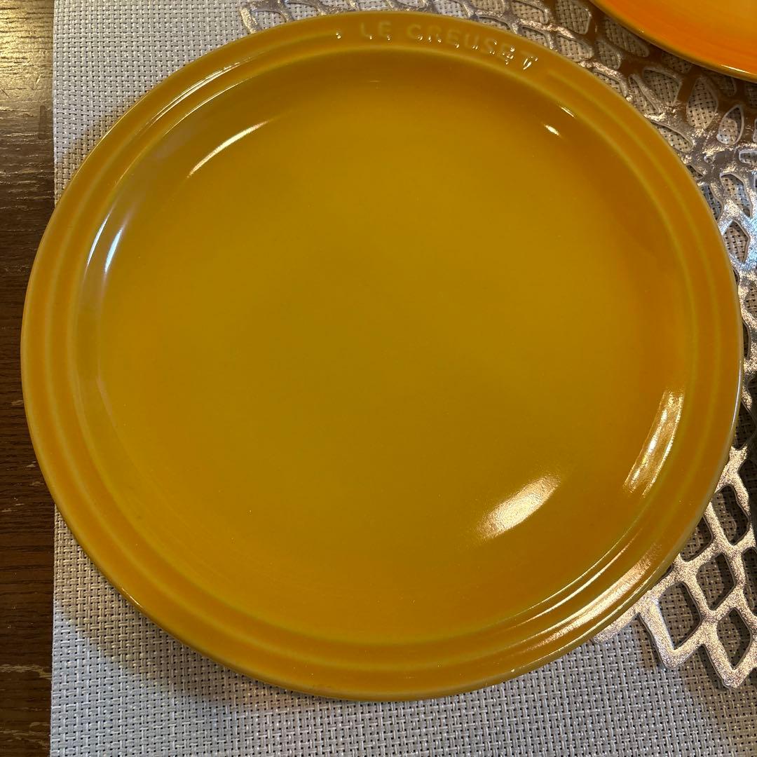 ル・クルーゼ♡ラウンドプレート23㎝4枚