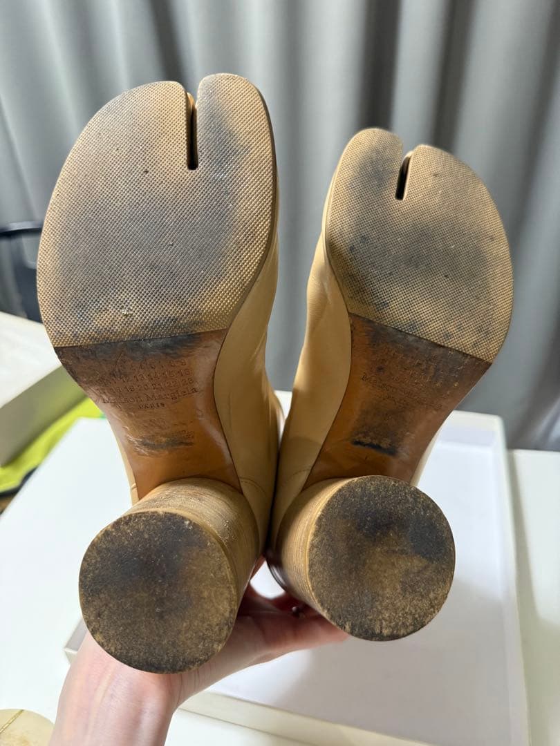 maison margiela 足袋ブーツ ベージュ36 23cm