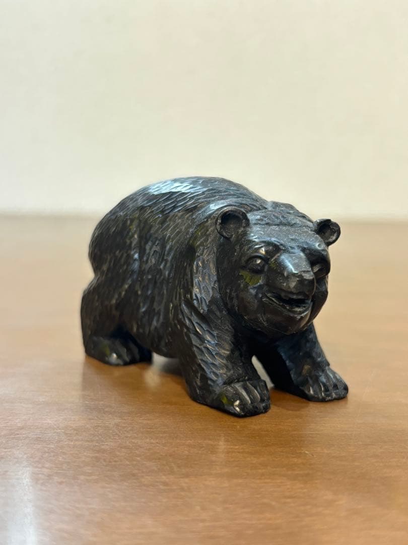 まとめ 石彫り 熊 クマ 十勝石 黒曜石 民芸品 工芸品 木彫り アイヌ ①②③