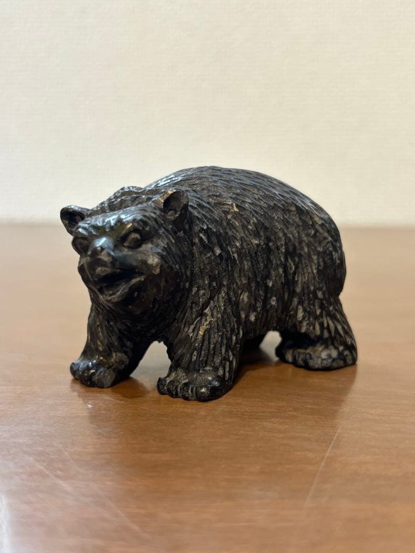 まとめ 石彫り 熊 クマ 十勝石 黒曜石 民芸品 工芸品 木彫り アイヌ ①②③