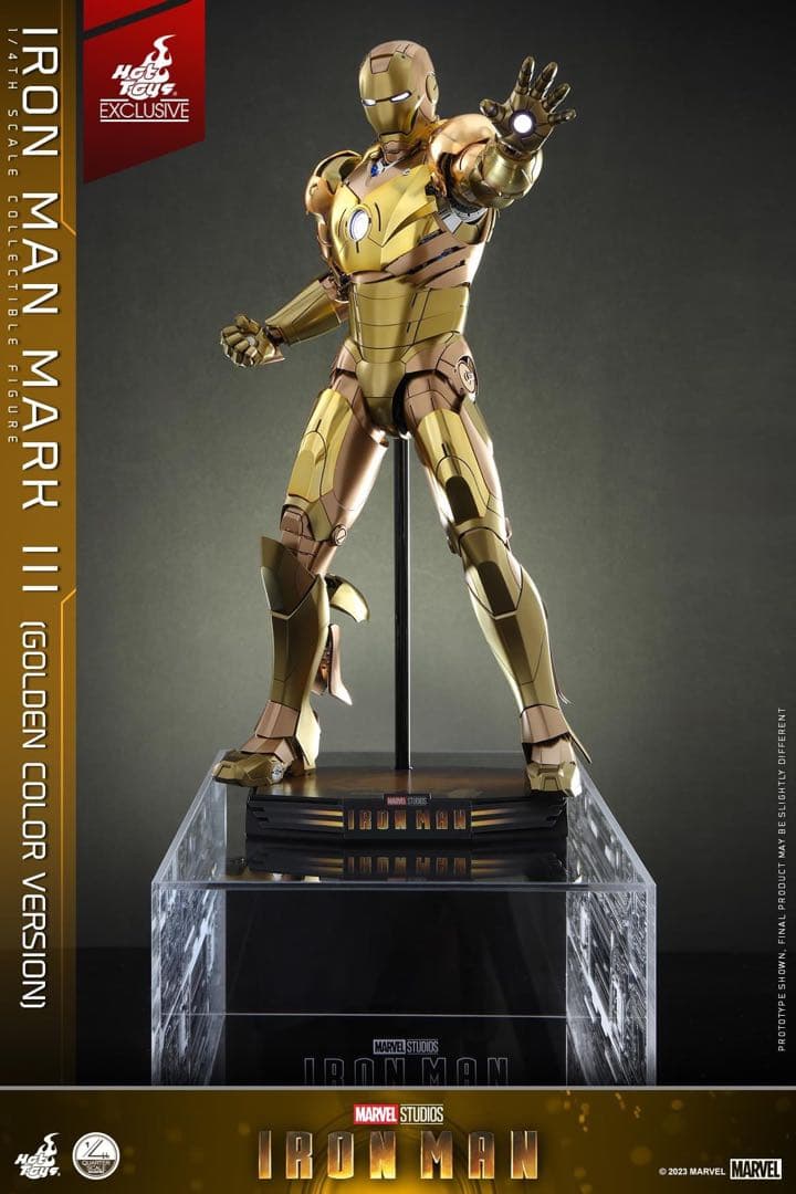 アイアンマン マーク III (ゴールデンカラー版) ホットトイズ　フィギュア