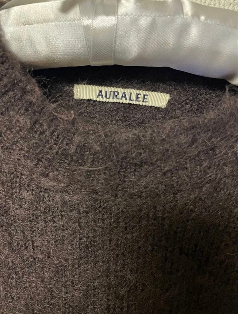 トップス BRUSHED SUPER KID MOHAIR KNIT P/O