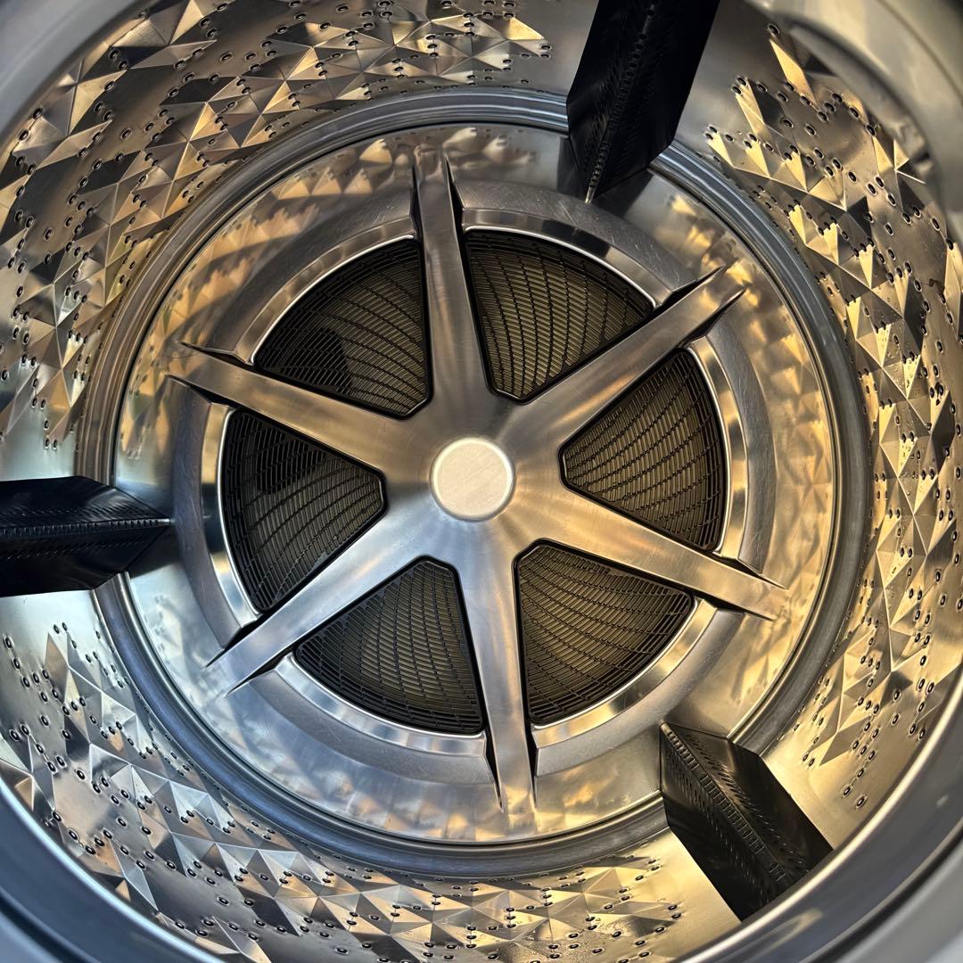 送料込 Panasonic ドラム式洗濯乾燥機10kg/6kg インテリアドラム