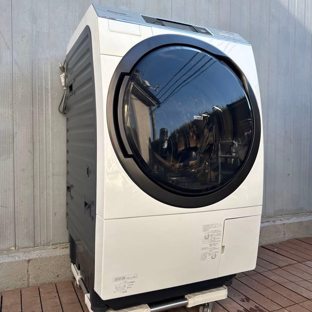 送料込 Panasonic ドラム式洗濯乾燥機10kg/6kg インテリアドラム