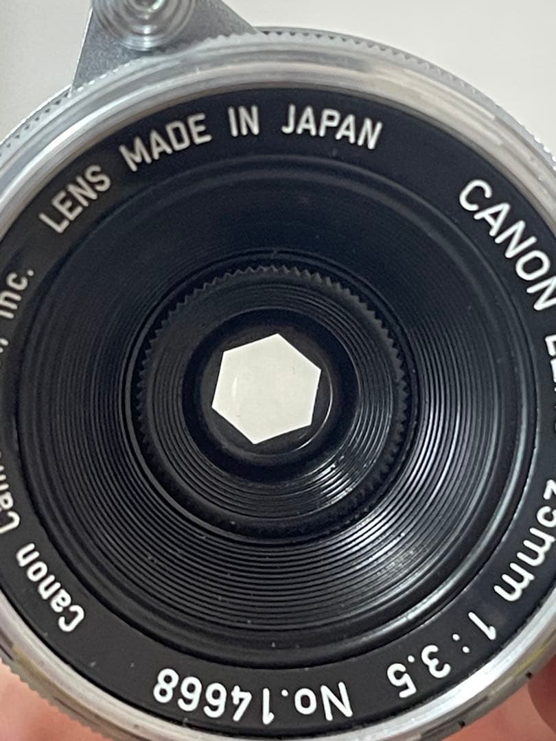 キヤノン Canon L f3.5 25mm レンズ