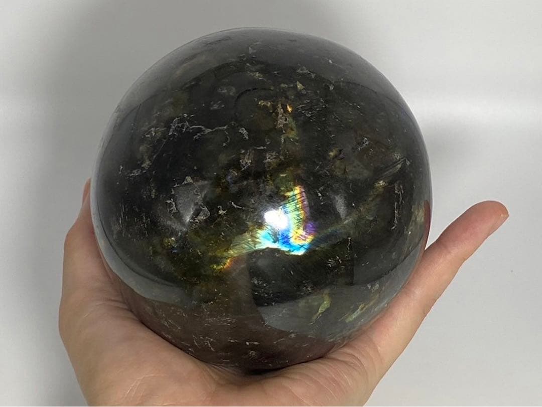 ラブラドライト 丸玉(99mm/1.5kg)