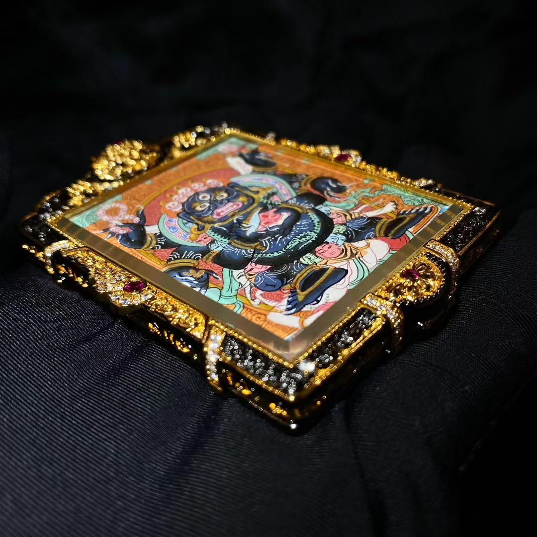 六臂大黒天の装飾品 65x48mm