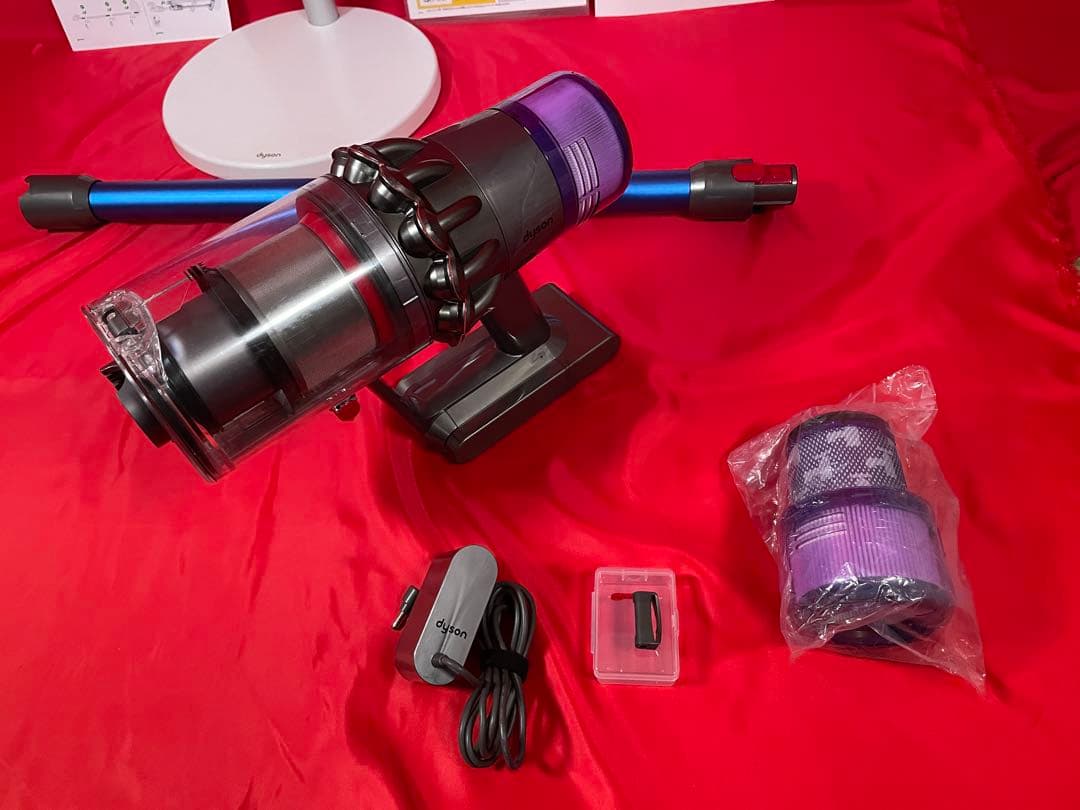 ダイソン⑤SV14V11 純正スタンド 新品パイプ付　ヘッド選択式　補強トリガー