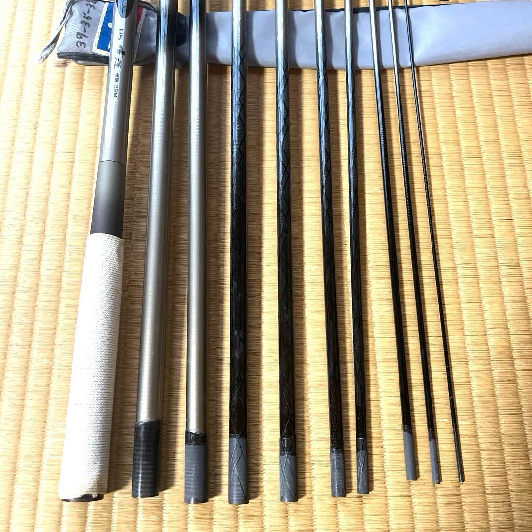 【美品　商品】ダイワ HS雪渓 39M 渓流竿 3.9mマルチレングス ケース付