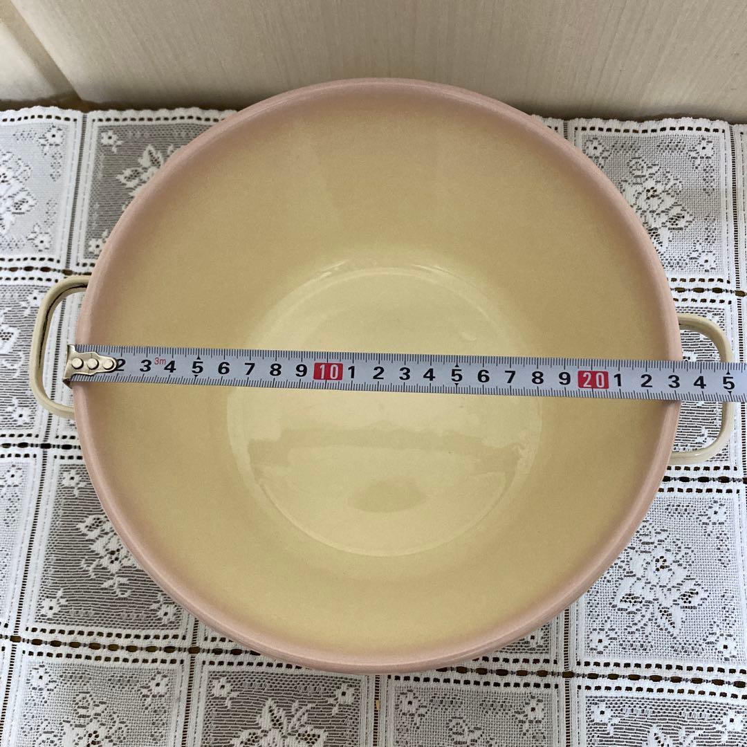 イマン　ダイアナローズ　アンティークキャセロール