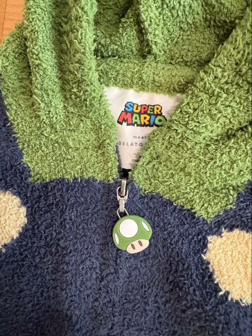 ☆miniジェラートピケ　ロンパース　マリオ　ルイージ　セット７０から８０