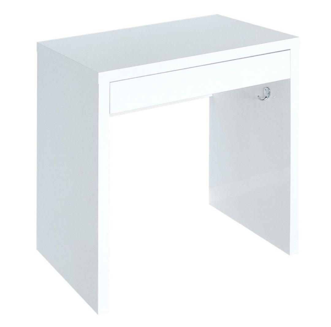 Alice ドレッサー　デスク　ホワイト　白　メイク台