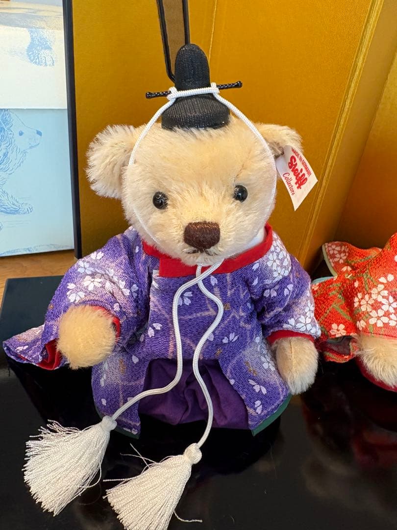 ば*び様 シュタイフひな人形テディベア シリアルナンバー入り 2015