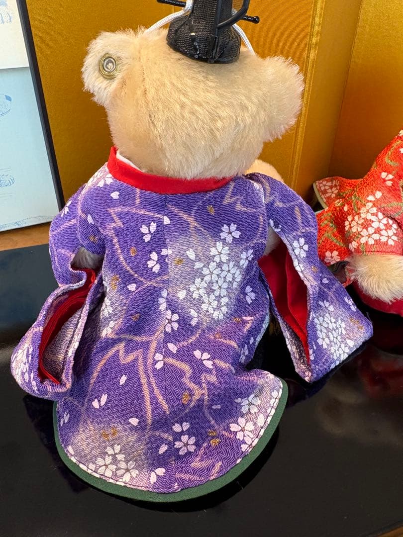 ば*び様 シュタイフひな人形テディベア シリアルナンバー入り 2015