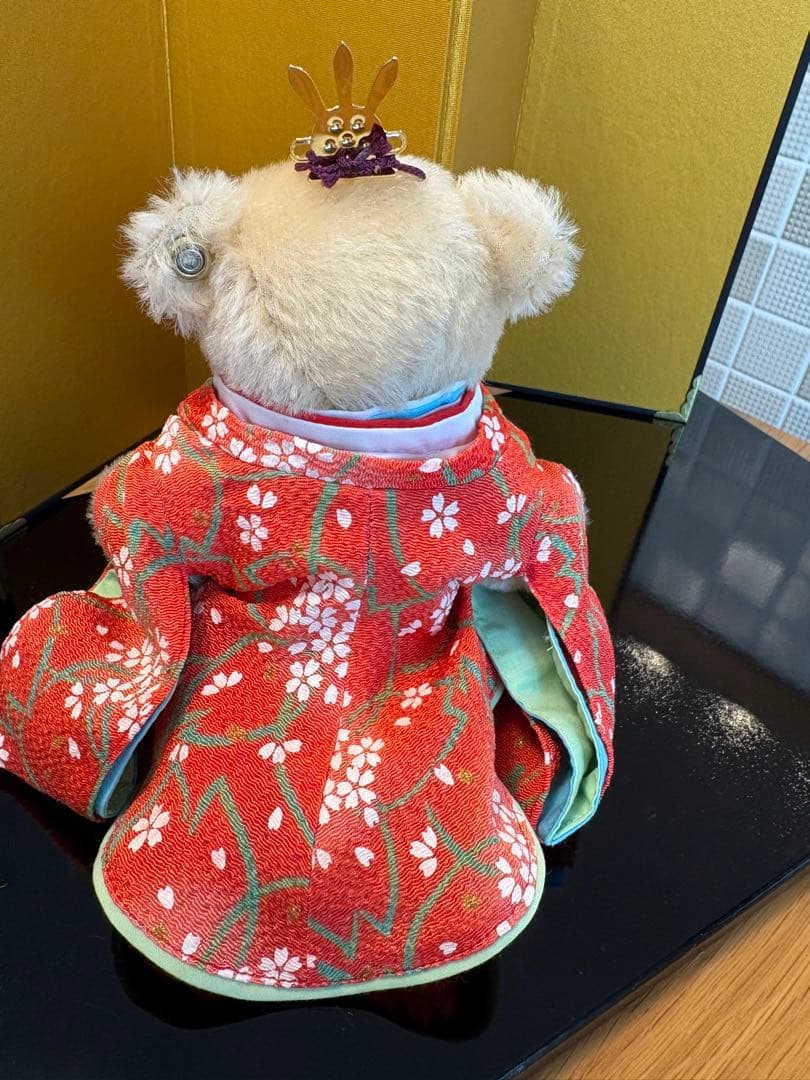 ば*び様 シュタイフひな人形テディベア シリアルナンバー入り 2015