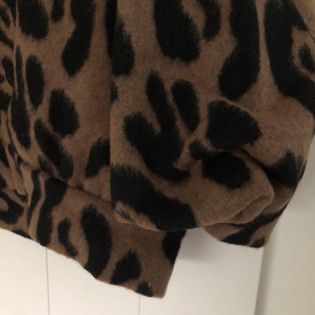 THIRD レオパードショートコート