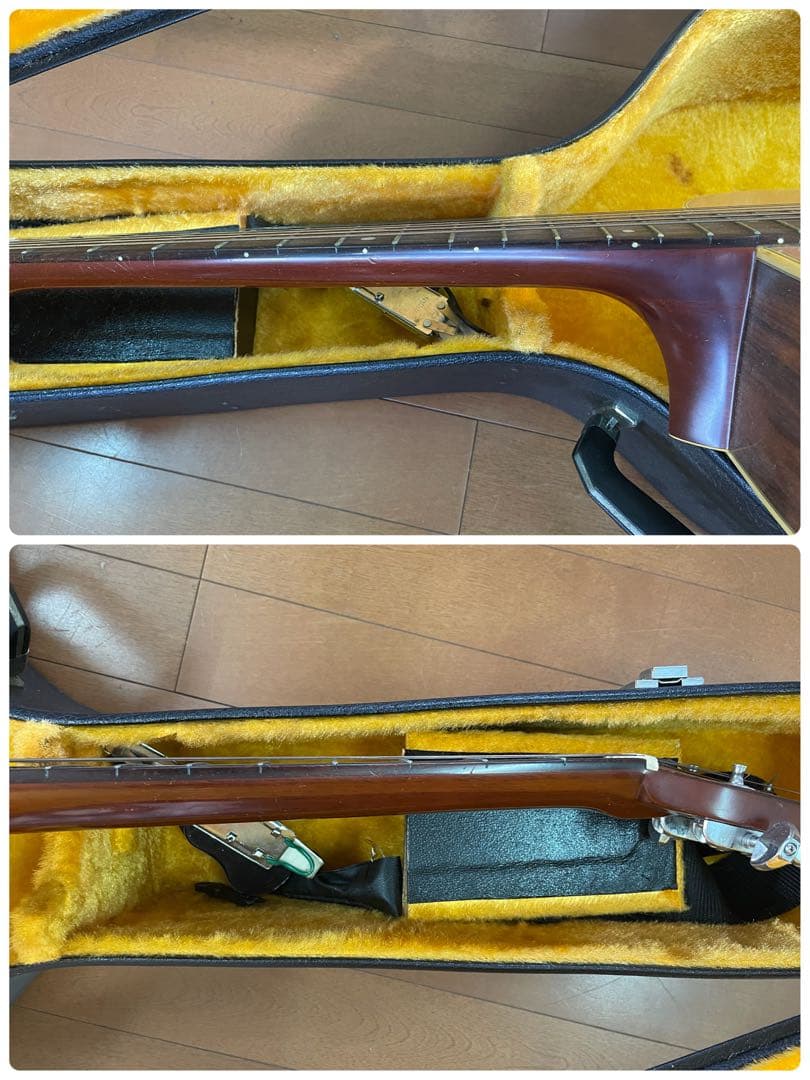 ② Aria Dreadnoughtアコースティックギター ハードケース付き