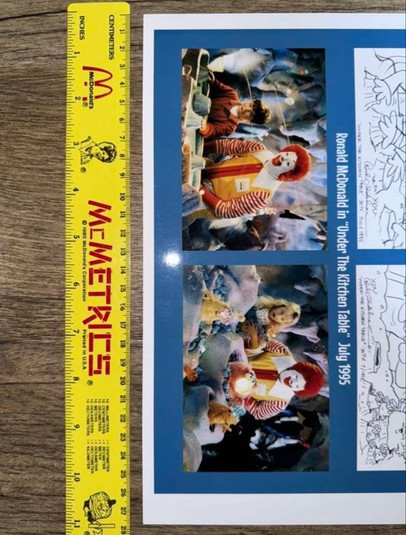 アメリカ マクドナルド ヴィンテージ ディスプレイ ストーリーボード 絵コンテ