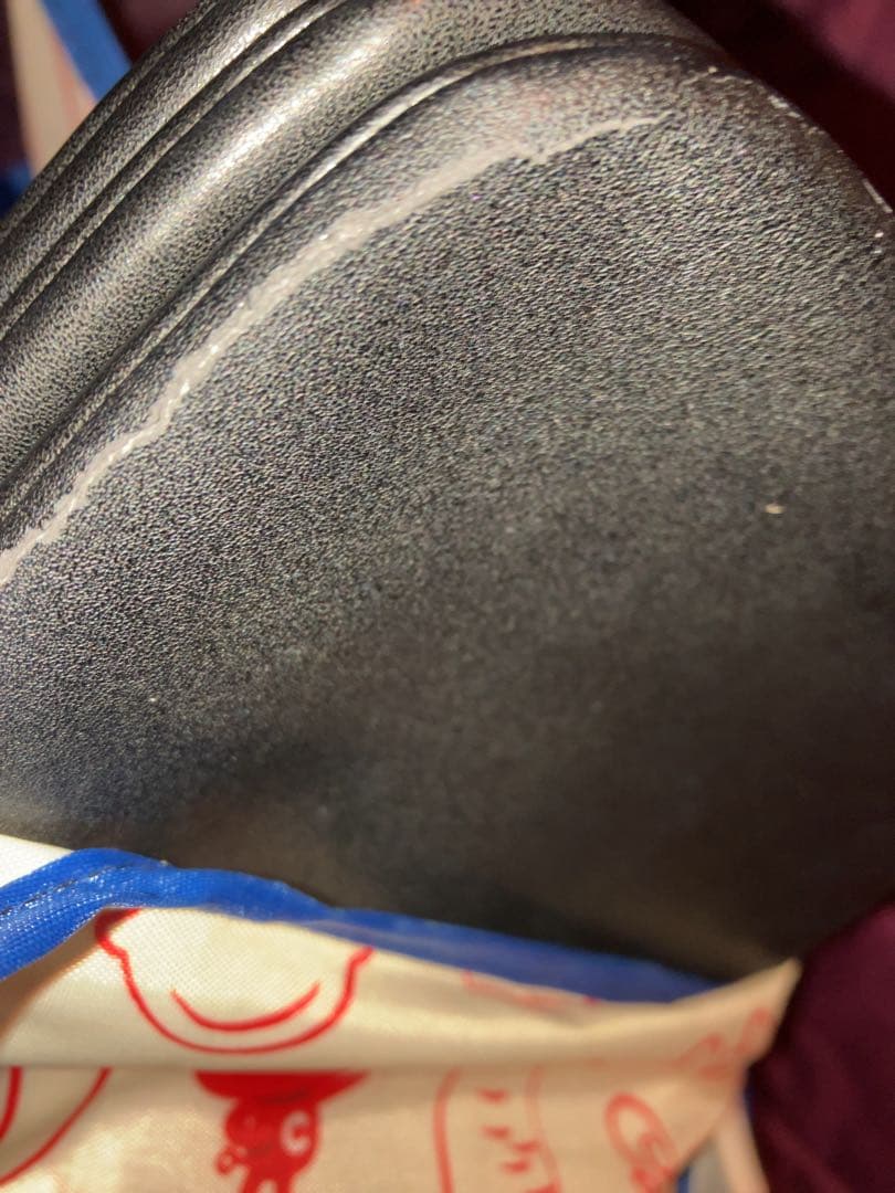 セリーヌ黒 レザー ショルダーバッグ トリオ