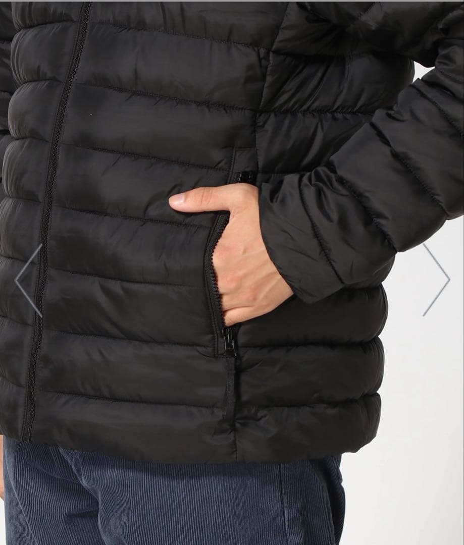 【希少レア】ꕥ新品未ꕥリサイクル フード付き パファージャケット黒