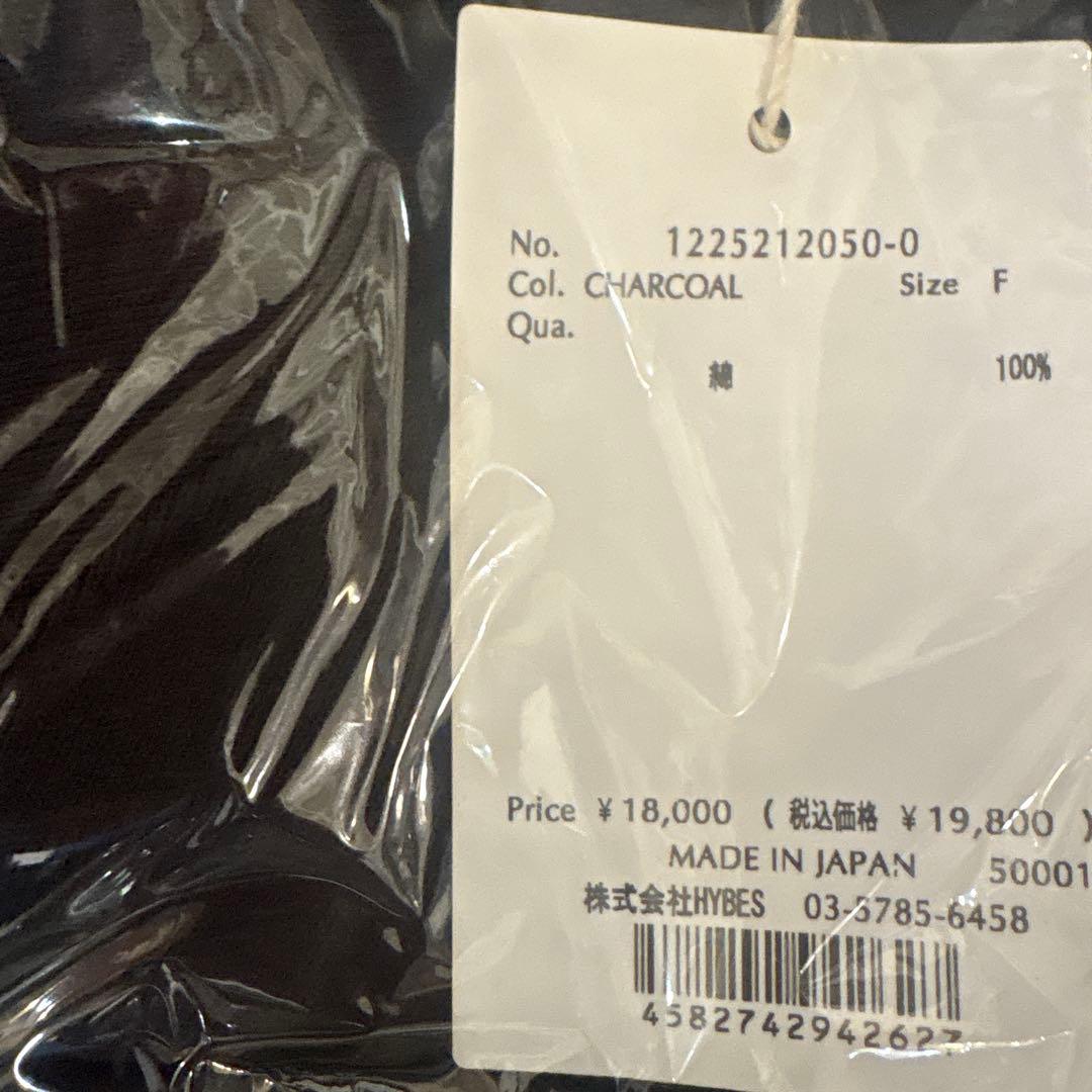 完売人気！袋未開封エトレトウキョウ　クルーネックスエットシャツcharcoal