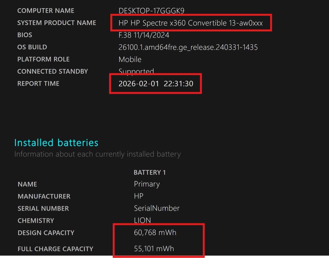 Windowsノート本体 hp spectre x360 13-aw i7 1065G7 16/512GB
