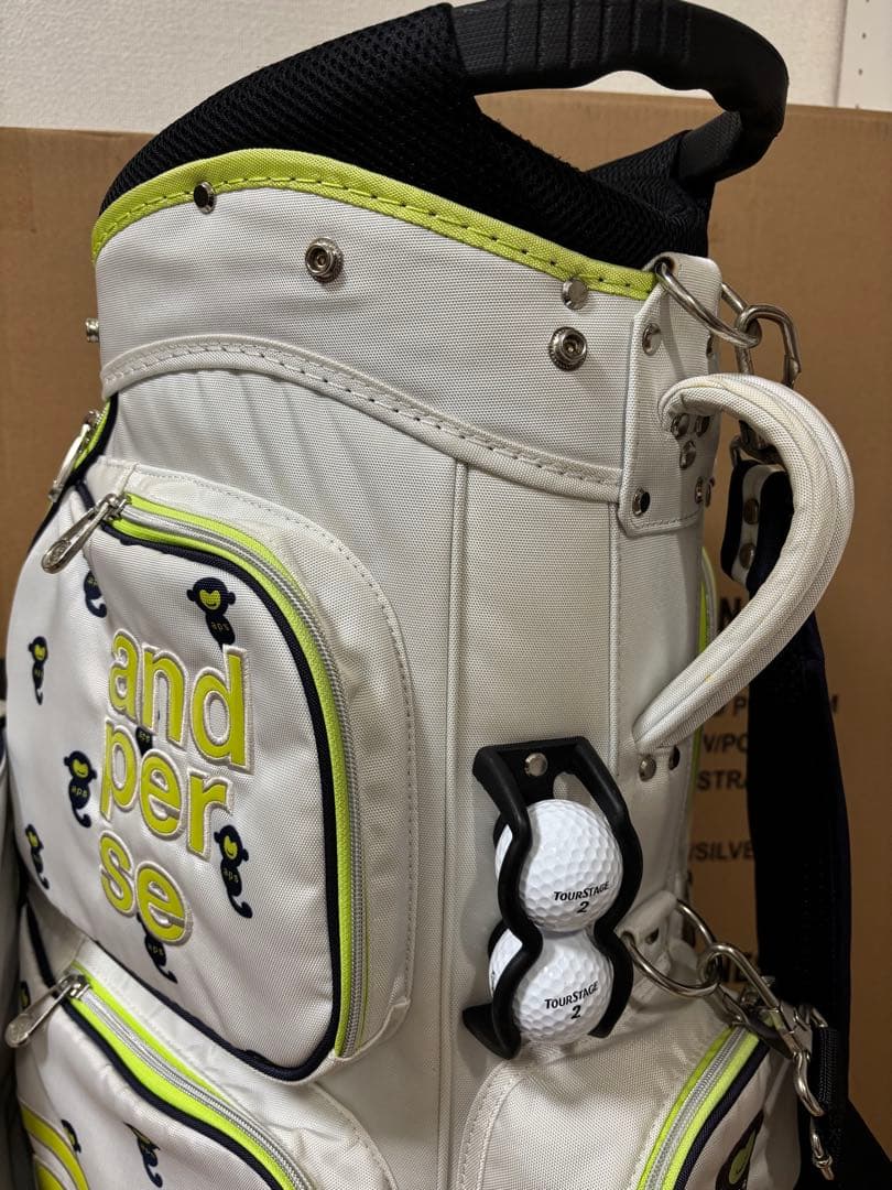 美品 and per se アンパスィ キャディバッグ 9型