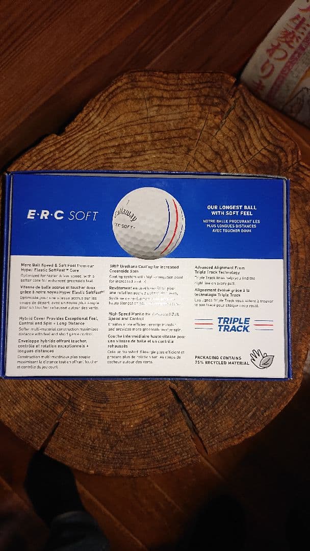 キャロウェイERCソフトトリプルトラック2025年モデルホワイト２ダース