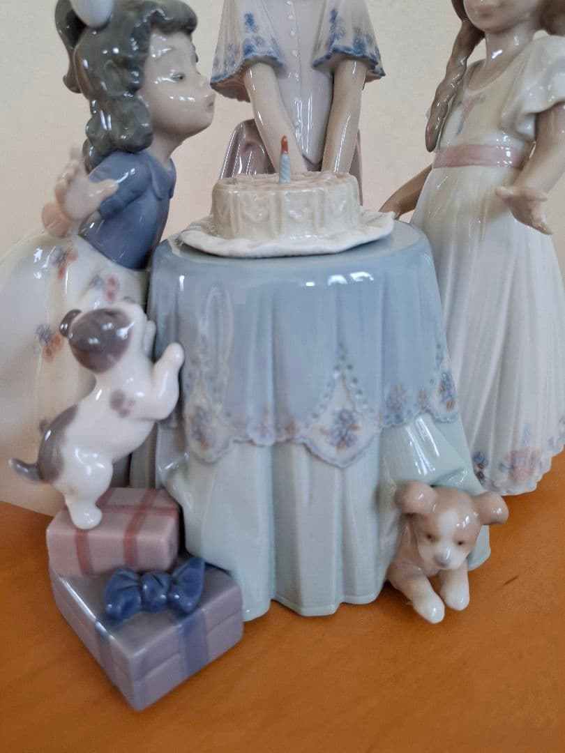 リヤドロ　バースデーケーキ