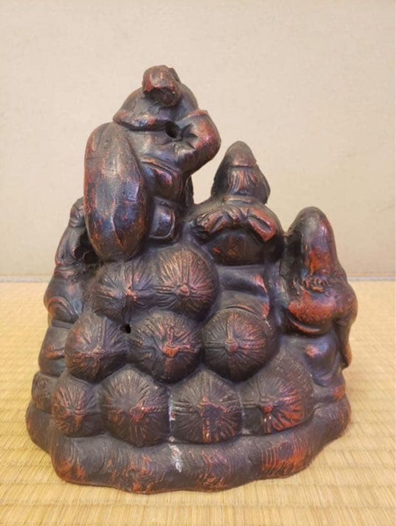 七福神の陶器置物　高さ20 センチ No.111