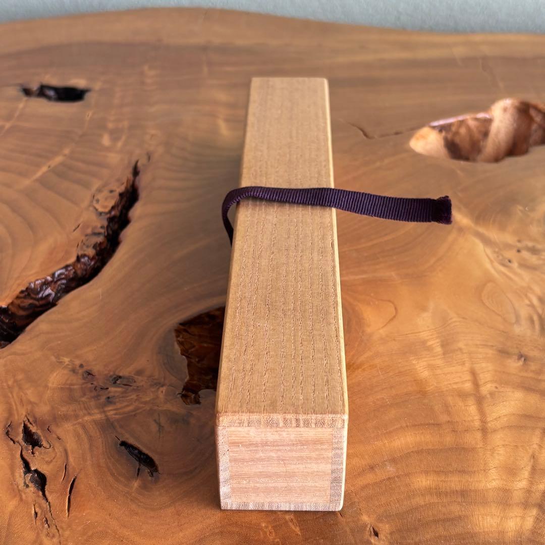 茶杓 銘「五月雨」 竹筒 黄梅院住職 太玄師 木箱・紙箱入り